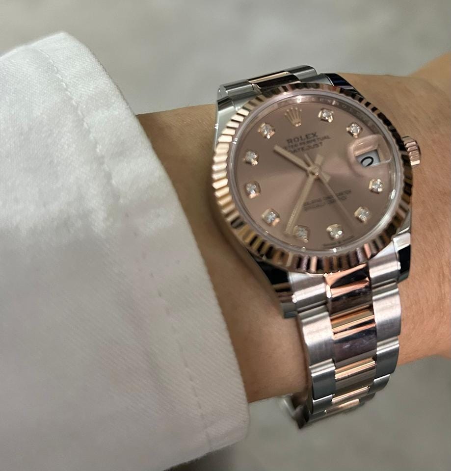 Rolex | Datejust | 278271 PINK DIAMONDS OYS | Gold/Steel | 31 x 37 mm | Gold/Steel | Pink | Automatic