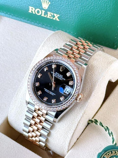 Rolex | Datejust | 126281RBR | Gold/Steel | 36 x 44 mm | Gold/Steel | Black | Automatic