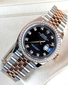 Rolex | Datejust | 126281RBR | Gold/Steel | 36 x 44 mm | Gold/Steel | Black | Automatic