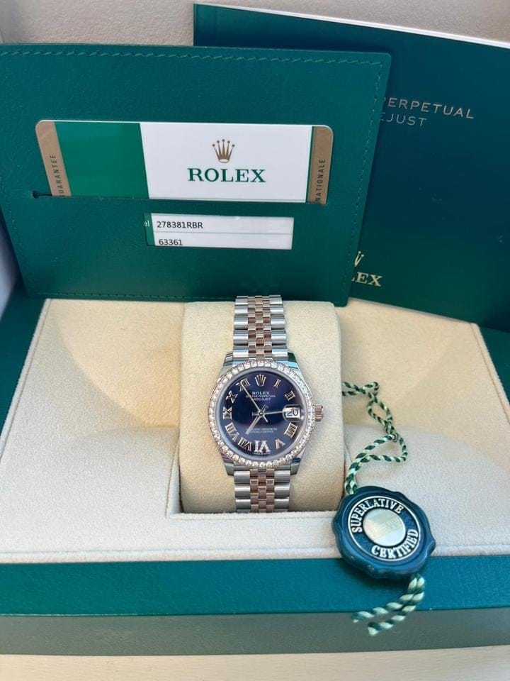 Rolex | Datejust | 278381RBR | Gold/Steel | 31 mm | Gold/Steel | Purple | Automatic