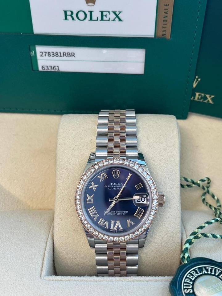 Rolex | Datejust | 278381RBR | Gold/Steel | 31 mm | Gold/Steel | Purple | Automatic