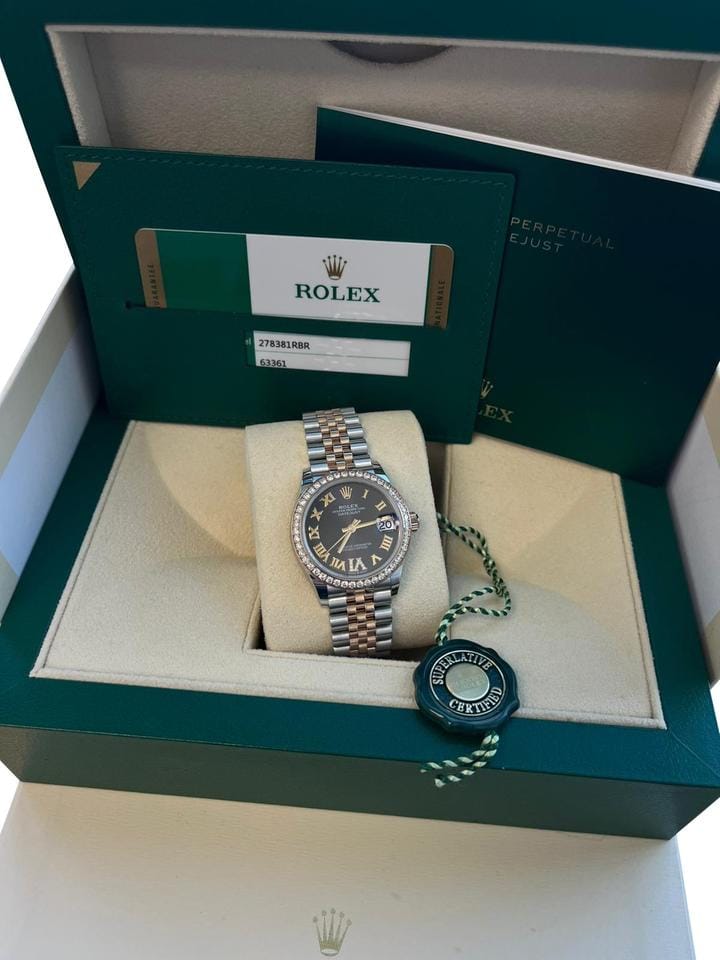 Rolex | Datejust | 278381RBR | Gold/Steel | 31 mm | Gold/Steel | Purple | Automatic