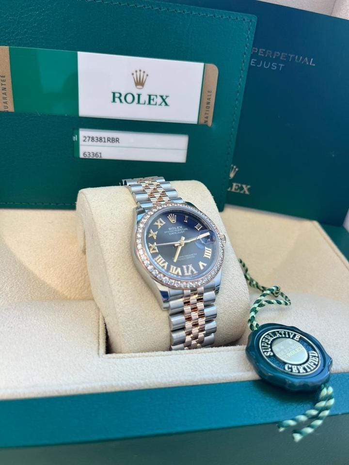 Rolex | Datejust | 278381RBR | Gold/Steel | 31 mm | Gold/Steel | Purple | Automatic