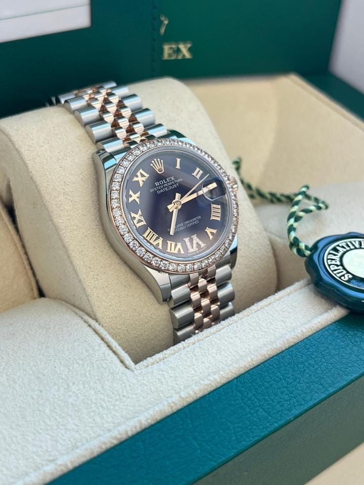 Rolex | Datejust | 278381RBR | Gold/Steel | 31 mm | Gold/Steel | Purple | Automatic
