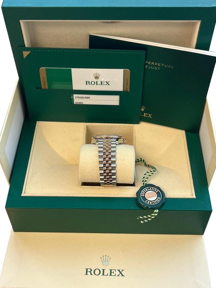 Rolex | Datejust | 278381RBR | Gold/Steel | 31 mm | Gold/Steel | Purple | Automatic