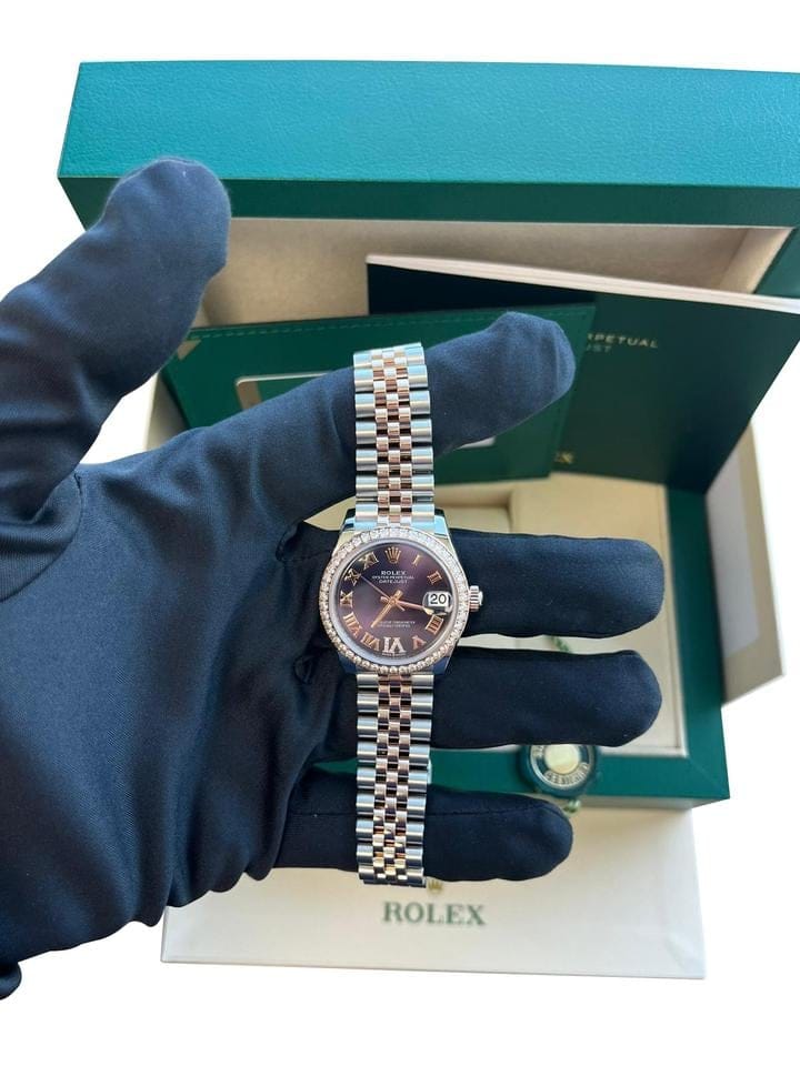 Rolex | Datejust | 278381RBR | Gold/Steel | 31 mm | Gold/Steel | Purple | Automatic
