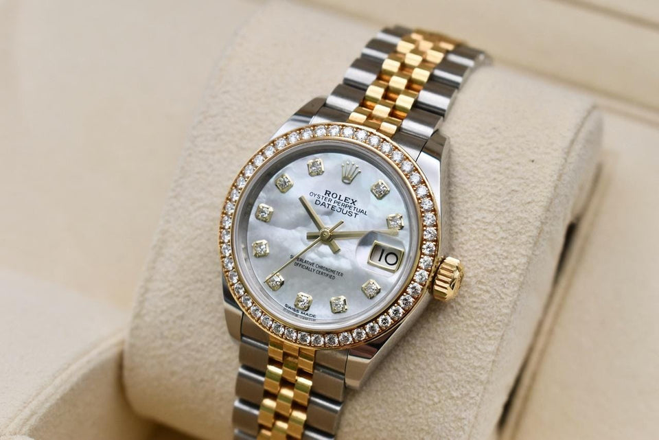 Rolex | Datejust | 279383RBR | Gold/Steel | 28 mm | Gold/Steel | Mother of pearl | Automatic