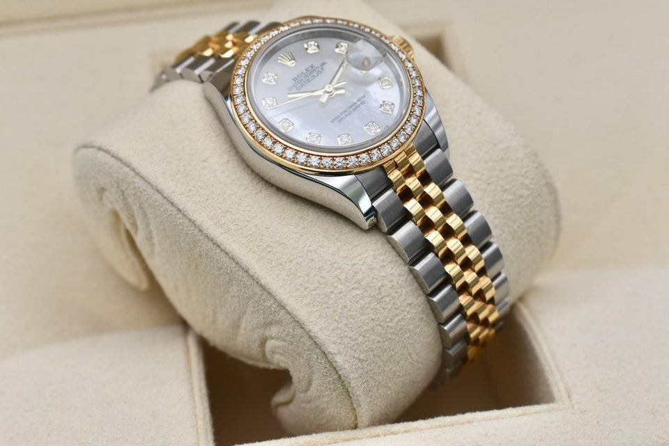 Rolex | Datejust | 279383RBR | Gold/Steel | 28 mm | Gold/Steel | Mother of pearl | Automatic