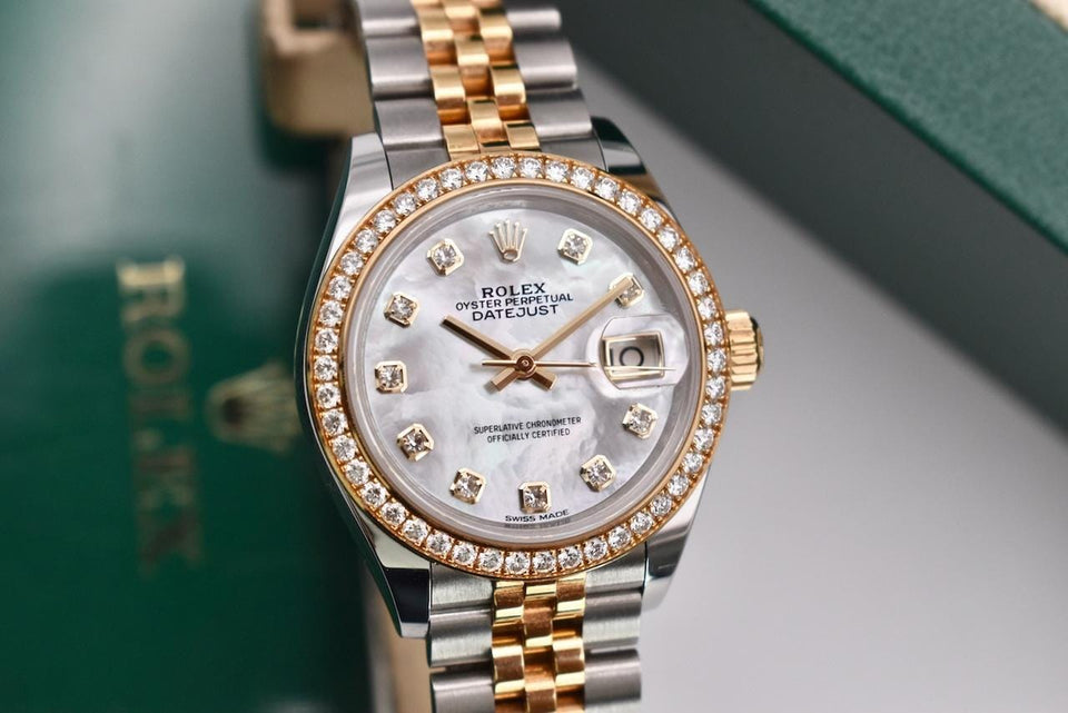 Rolex | Datejust | 279383RBR | Gold/Steel | 28 mm | Gold/Steel | Mother of pearl | Automatic