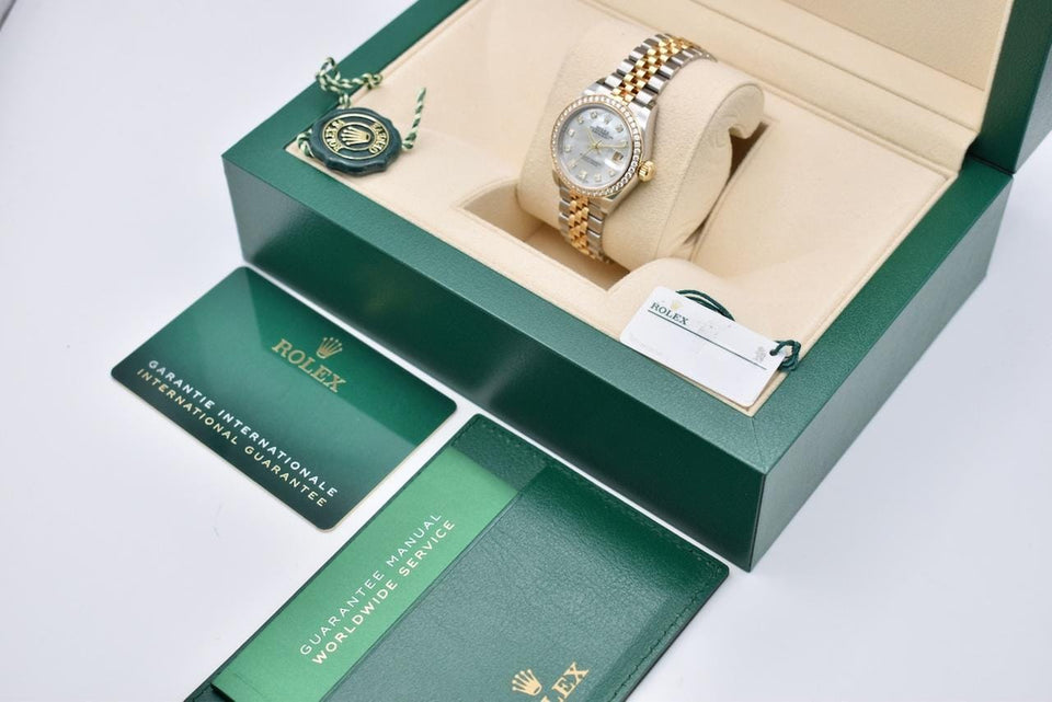 Rolex | Datejust | 279383RBR | Gold/Steel | 28 mm | Gold/Steel | Mother of pearl | Automatic
