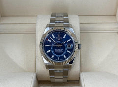 Rolex | Sky-Dweller | 326934 | White gold | 36 mm | Steel | Blue | Automatic