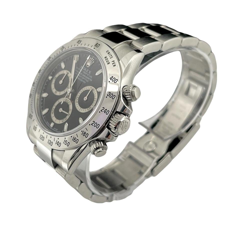Rolex | Daytona | 116520 | Steel | 40 mm | Steel | Black | Automatic