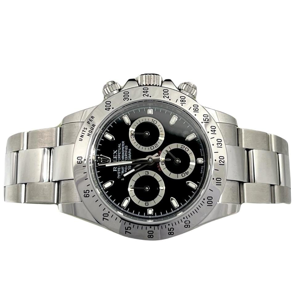 Rolex | Daytona | 116520 | Steel | 40 mm | Steel | Black | Automatic