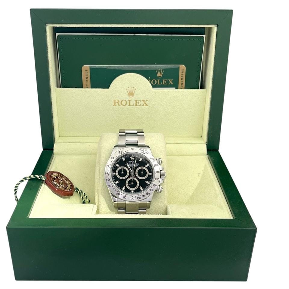 Rolex | Daytona | 116520 | Steel | 40 mm | Steel | Black | Automatic