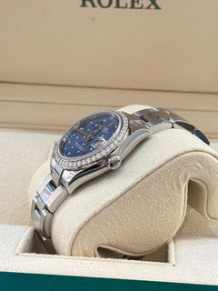 Rolex | Datejust | 278384RBR BLUE FLORAL OYS | Steel | 31 x 37 mm | Steel | Blue | Automatic
