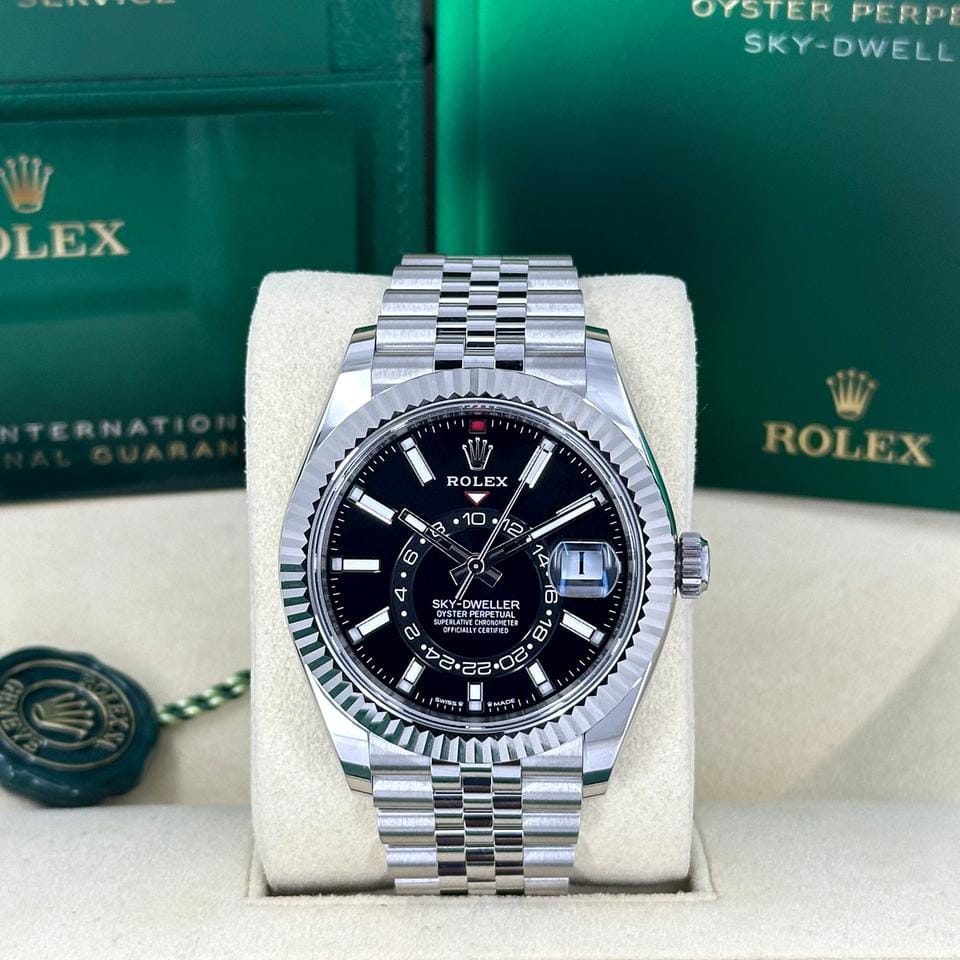 Rolex | Sky-Dweller | 336934-0008 | Gold/Steel | 42 mm | Gold/Steel | Black | Automatic