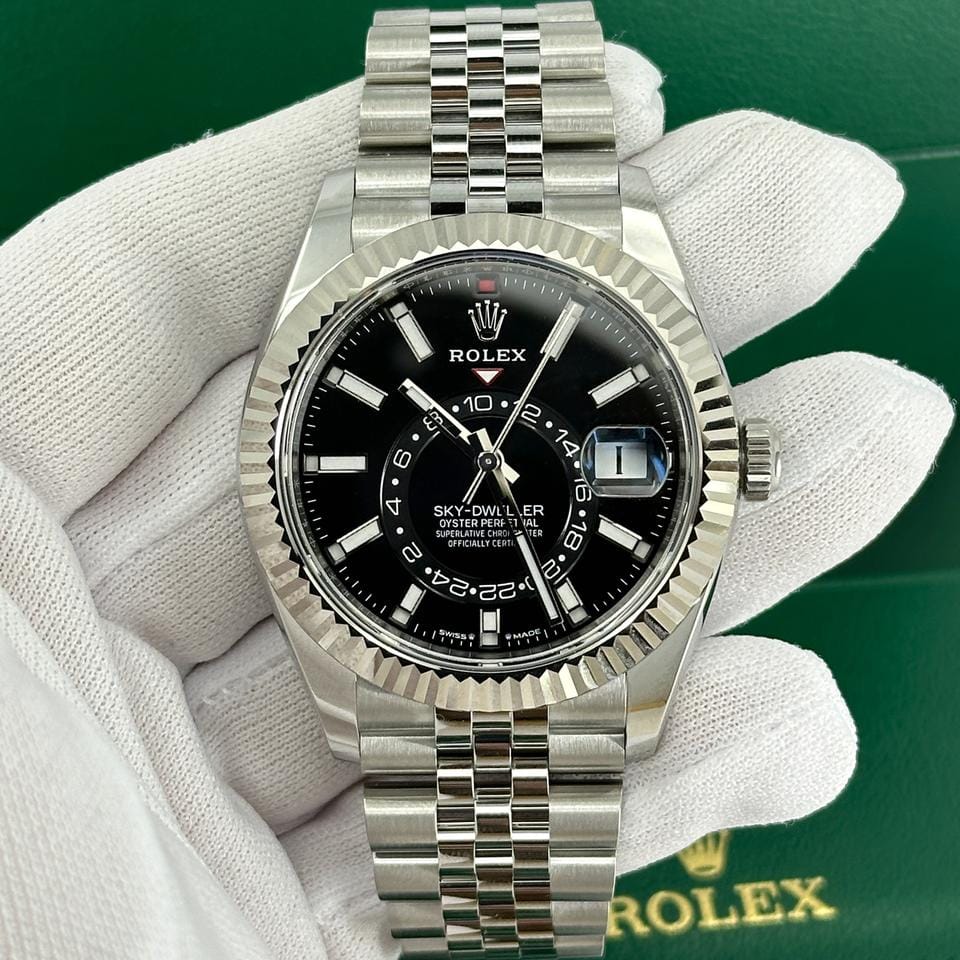 Rolex | Sky-Dweller | 336934-0008 | Gold/Steel | 42 mm | Gold/Steel | Black | Automatic