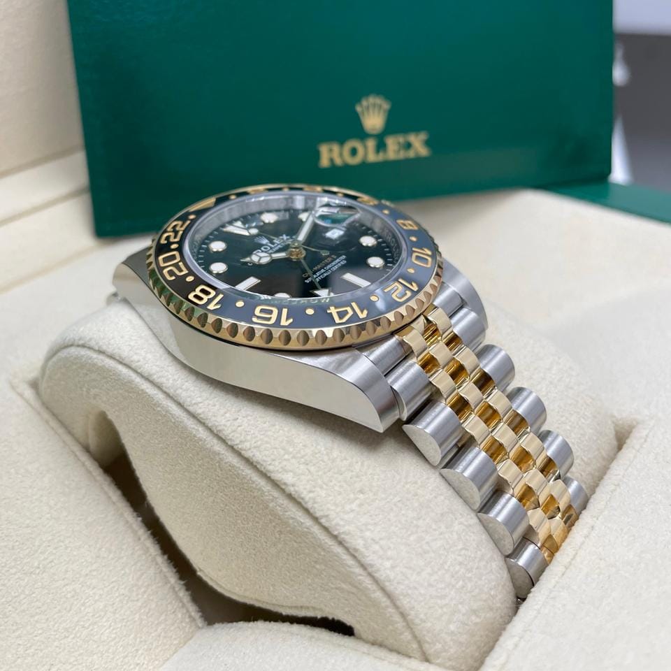 Rolex | GMT-Master II | 126713grnr | Gold/Steel | Gold/Steel | Black | Automatic
