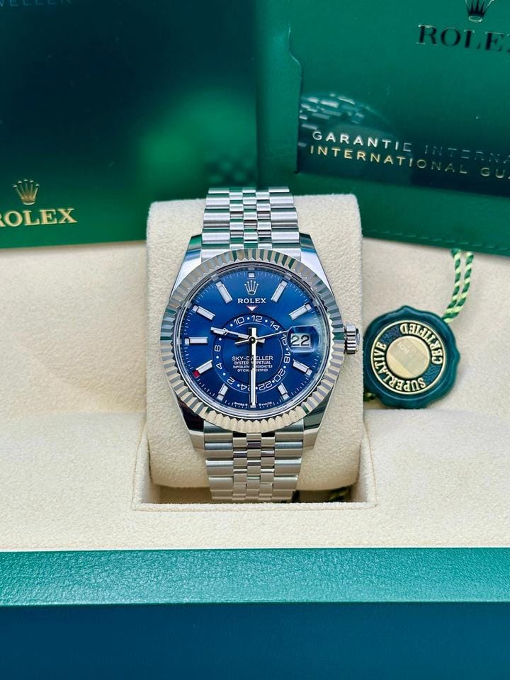 Rolex | Sky-Dweller | 336934 | Gold/Steel | 42 mm | Steel | Blue | Automatic