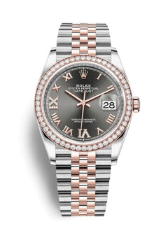 Rolex | Datejust | 126281RBR | Gold/Steel | 36 x 44 mm | Gold/Steel | Grey | Automatic