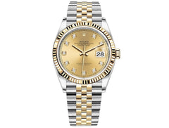 Rolex | Datejust | 126233 | Gold/Steel | 36 mm | Gold/Steel | Silver (solid) | Automatic