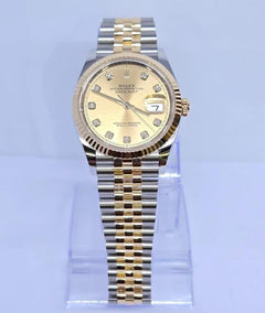 Rolex | Datejust | 126233 | Gold/Steel | 36 mm | Gold/Steel | Silver (solid) | Automatic