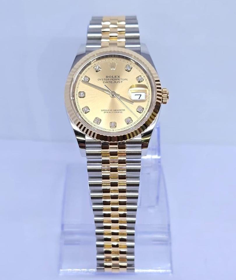 Rolex | Datejust | 126233 | Gold/Steel | 36 mm | Gold/Steel | Silver (solid) | Automatic