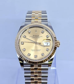 Rolex | Datejust | 126233 | Gold/Steel | 36 mm | Gold/Steel | Silver (solid) | Automatic