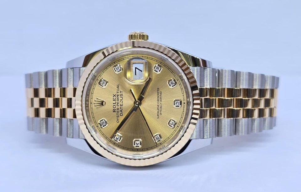 Rolex | Datejust | 126233 | Gold/Steel | 36 mm | Gold/Steel | Silver (solid) | Automatic