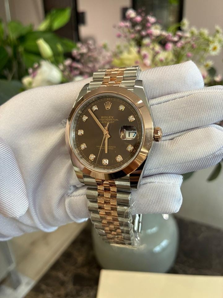 Rolex | Datejust | 126301 | Gold/Steel | Gold/Steel | Brown | Automatic