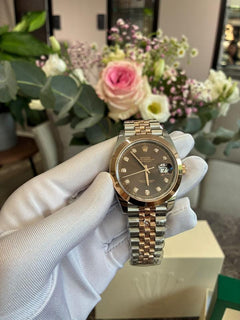 Rolex | Datejust | 126301 | Gold/Steel | Gold/Steel | Brown | Automatic
