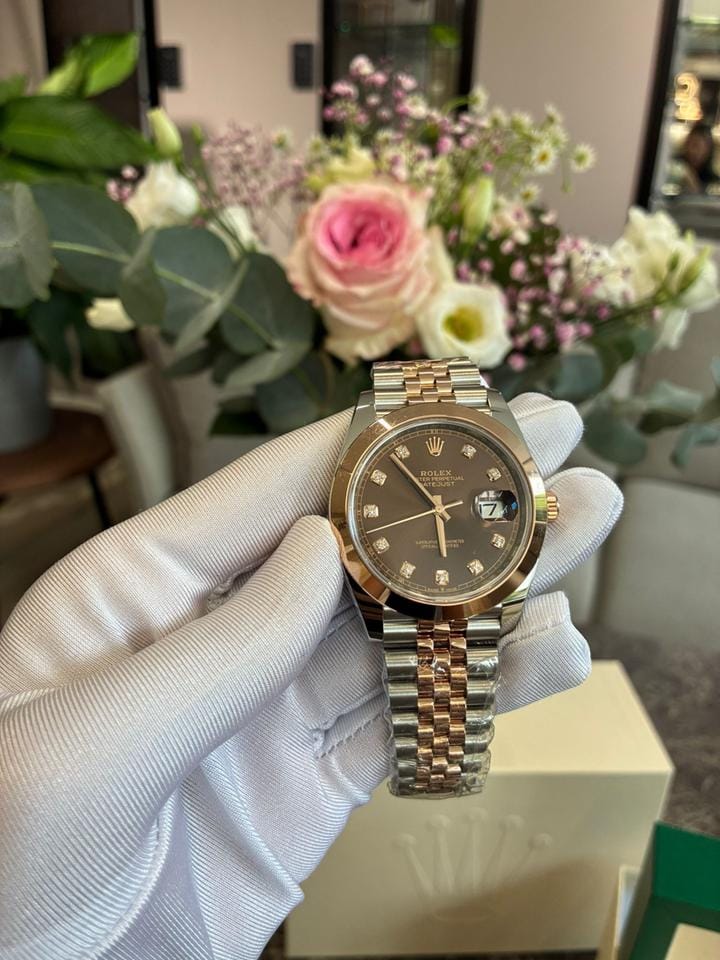 Rolex | Datejust | 126301 | Gold/Steel | Gold/Steel | Brown | Automatic