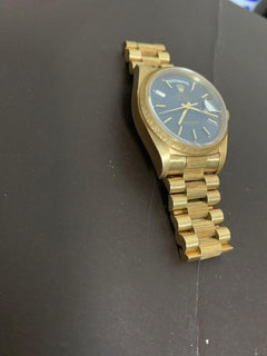 Rolex | Day-Date | 18078 | Yellow gold | 36 x 43 mm | Yellow gold | Blue | Automatic