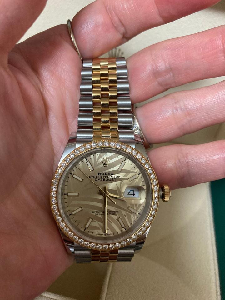 Rolex | Datejust | 126283RBR | Gold/Steel | 36 mm | Gold/Steel | Gold | Automatic