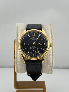 Rolex | 1908 | 52508 | Yellow gold | 39 mm | Leather | White | Automatic