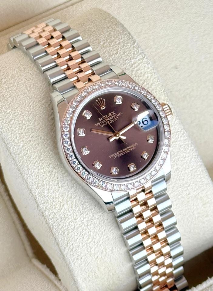 Rolex | Datejust | 278381RBR | Gold/Steel | 31 mm | Gold/Steel | Brown | Automatic