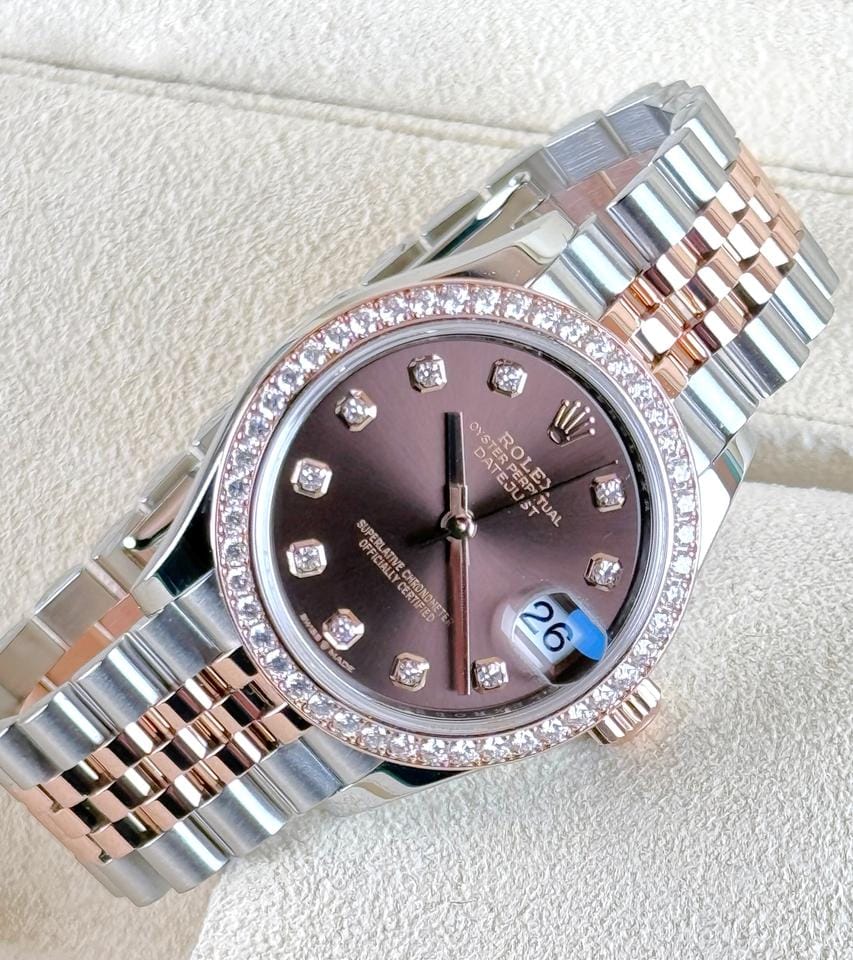 Rolex | Datejust | 278381RBR | Gold/Steel | 31 mm | Gold/Steel | Brown | Automatic