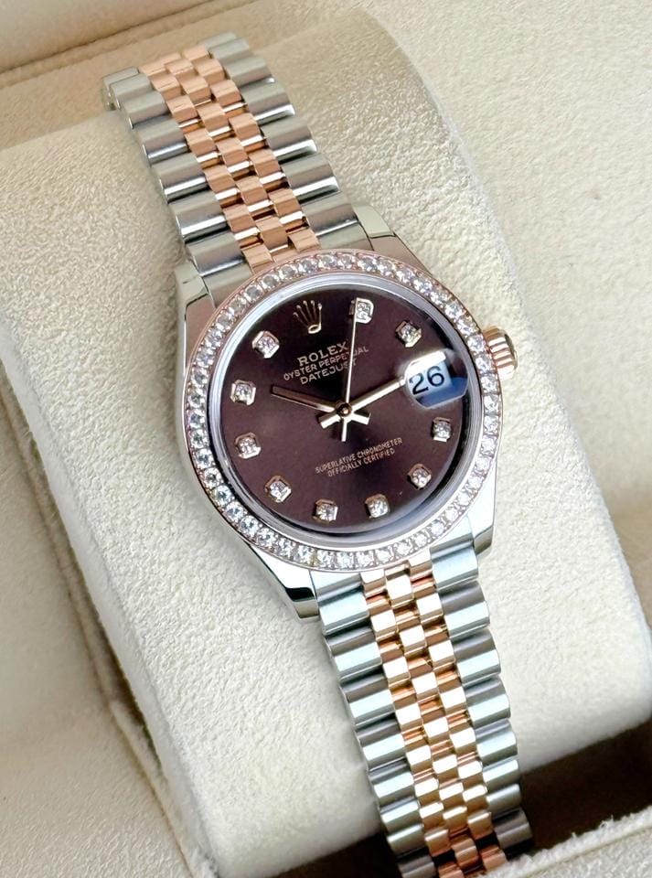Rolex | Datejust | 278381RBR | Gold/Steel | 31 mm | Gold/Steel | Brown | Automatic