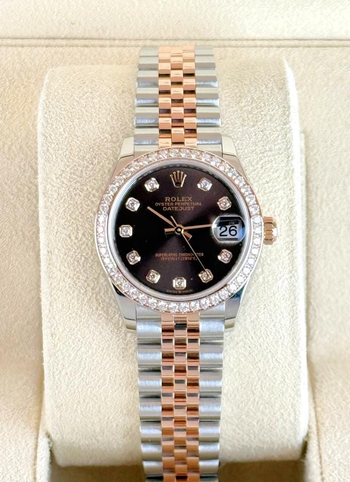 Rolex | Datejust | 278381RBR | Gold/Steel | 31 mm | Gold/Steel | Brown | Automatic