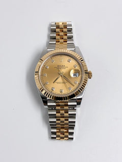 Rolex | Datejust | 126333G | Yellow gold | 41 mm | Yellow gold | Champagne | Automatic