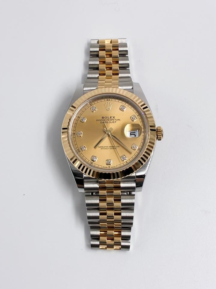 Rolex | Datejust | 126333G | Yellow gold | 41 mm | Yellow gold | Champagne | Automatic