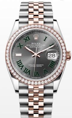 Rolex | Datejust | 126281RBR | Gold/Steel | 36 mm | Gold/Steel | Grey | Automatic