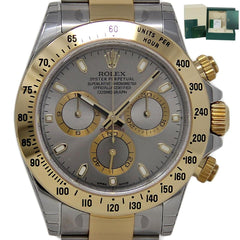 Rolex | Daytona | 116523 | Steel | 40 mm | Gold/Steel | Silver | Automatic