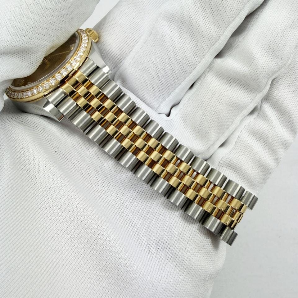 Rolex | Datejust | 278383RBR | Yellow gold | 31 mm | Champagne