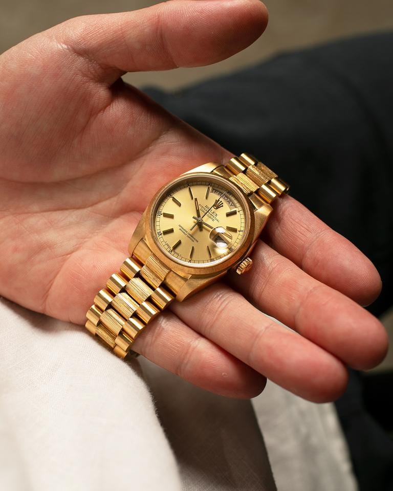 Rolex Day-Date18078 Bark NOS Vintage New Old Stock