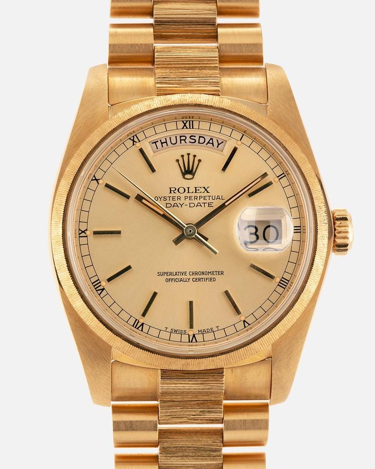 Rolex Day-Date18078 Bark NOS Vintage New Old Stock