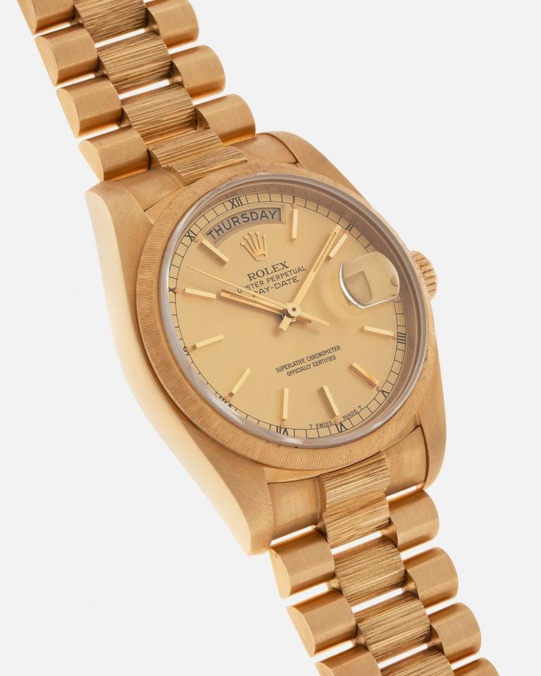 Rolex Day-Date18078 Bark NOS Vintage New Old Stock