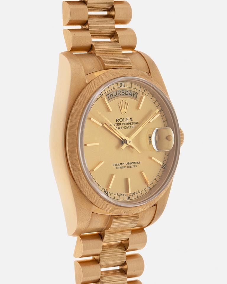Rolex Day-Date18078 Bark NOS Vintage New Old Stock