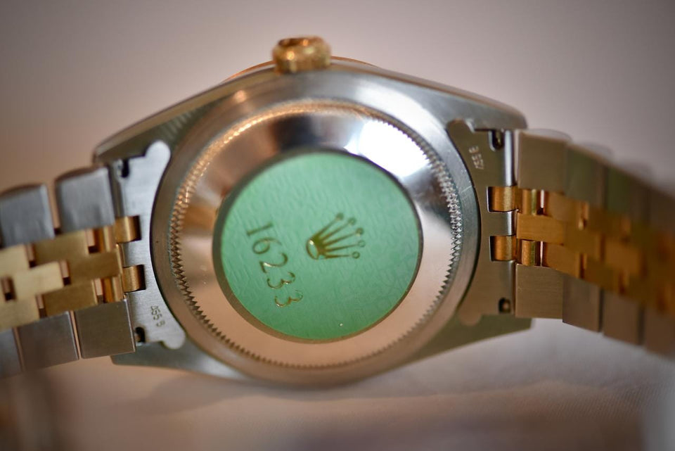 Rolex | Datejust | 16233 | Gold/Steel | 36 mm | Gold/Steel | Brown | Automatic