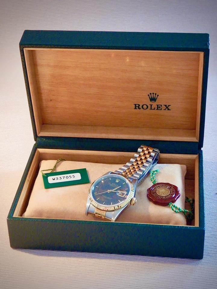 Rolex | Datejust | 16233 | Gold/Steel | 36 mm | Gold/Steel | Brown | Automatic